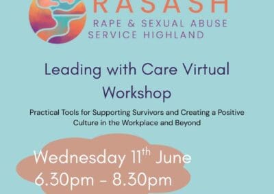 💜 Leading with Care: Virtual Workshop with RASASH